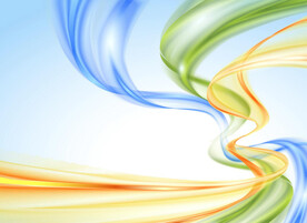 炫彩3d抽象科技线条背景