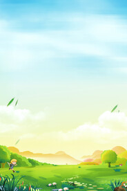 绿色小清新背景