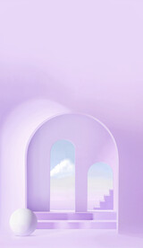 紫色小清新背景