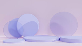 紫色小清新背景