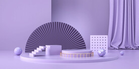 紫色小清新背景