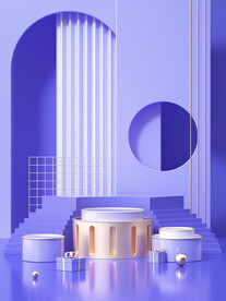 紫色小清新背景