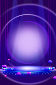 紫色小清新背景