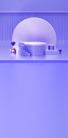 紫色小清新背景