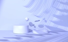 紫色小清新背景