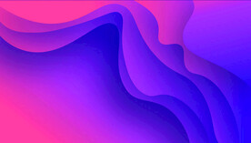 紫色3d流体渐变科技线条背景