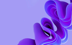 紫色3d炫彩渐变抽象扭曲背景