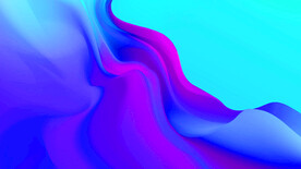 蓝色3d流体渐变科技线条背景