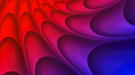 彩色不规则3D渐变科技背景