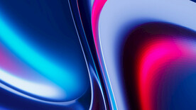 3d炫彩玻璃质感抽象科技线条