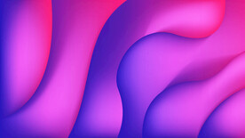 紫色3d流体渐变科技线条背景