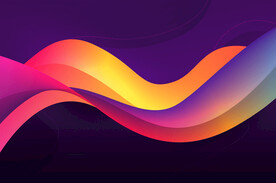 炫彩3d抽象科技线条背景