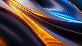 3d炫彩玻璃质感抽象科技线条