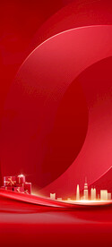 红色背景