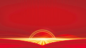 红色背景