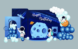 宇航员生日素材