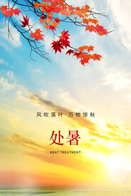 处暑海报 