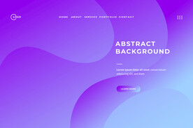 蓝紫色渐变科技感会议背景图片 