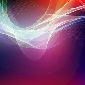 黄色发光科技线条