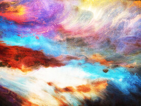 炫彩抽象油彩水粉背景