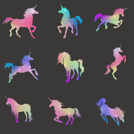 梦幻七彩渲染渐变彩虹独角兽