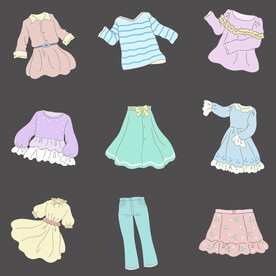 服饰衣服衣物时装衣着打扮