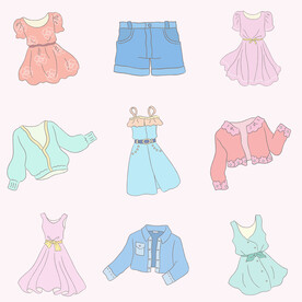 服装衣服衣物时装穿着搭配