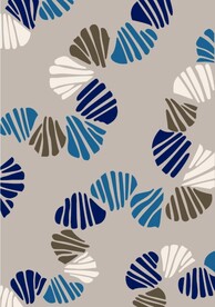 贝壳叶地毯图案