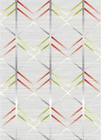 彩色渐变线条地毯