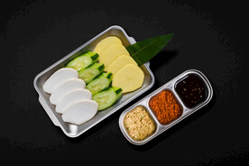 蔬菜三拼土豆片黄瓜杏鲍菇