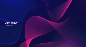 紫色动感曲线背景