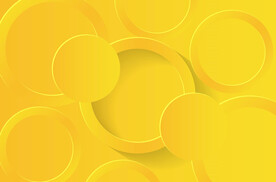 黄色圆形背景
