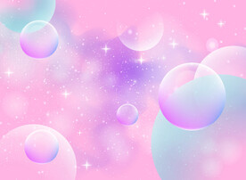 梦幻泡泡背景