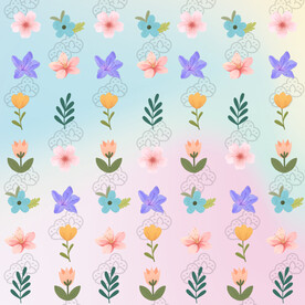 碎花无缝背景图案