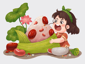 端午节插画素材