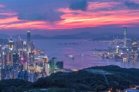 香港城市夜景