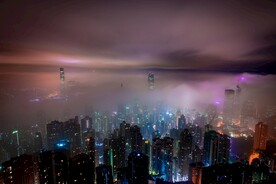 香港城市夜景