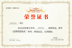 荣誉证书模板背景底纹设计