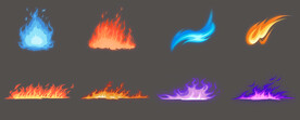火焰火苗火光特效