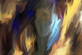  潮流扎染彩色油画数码印花纹理