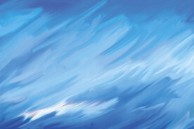 蓝色油画服装数码印花背景纹理