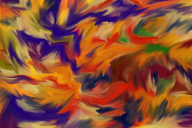 炫彩油画服装数码印花背景纹理