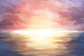 彩色油画服装数码印花背景纹理