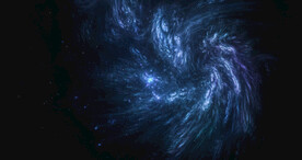 蓝色宇宙星空图片素材