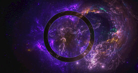 紫色宇宙星空图片素材