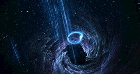 蓝色宇宙星空图片素材