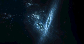 蓝色宇宙星空图片素材