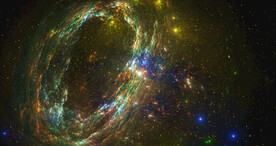 璀璨宇宙星空图片素材