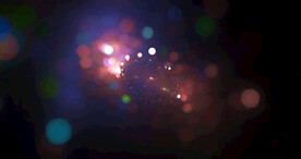 璀璨光影光斑粒子舞台背景