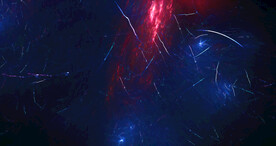 炫酷光影粒子晚会舞台背景图